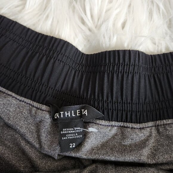 ATHLETA  Brooklyn Lined Jogger Women's Plus Size 22 Pants Black 631612 Pull on - Picture 5 of 14